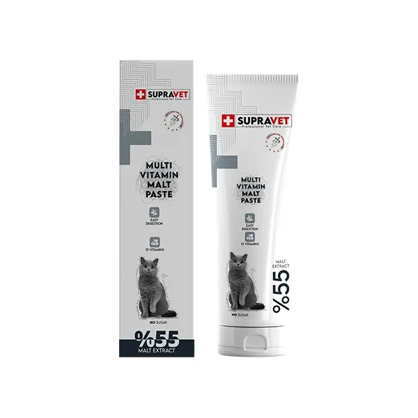 Supravet Malt Paste Multivitamin Kedi Macunu
